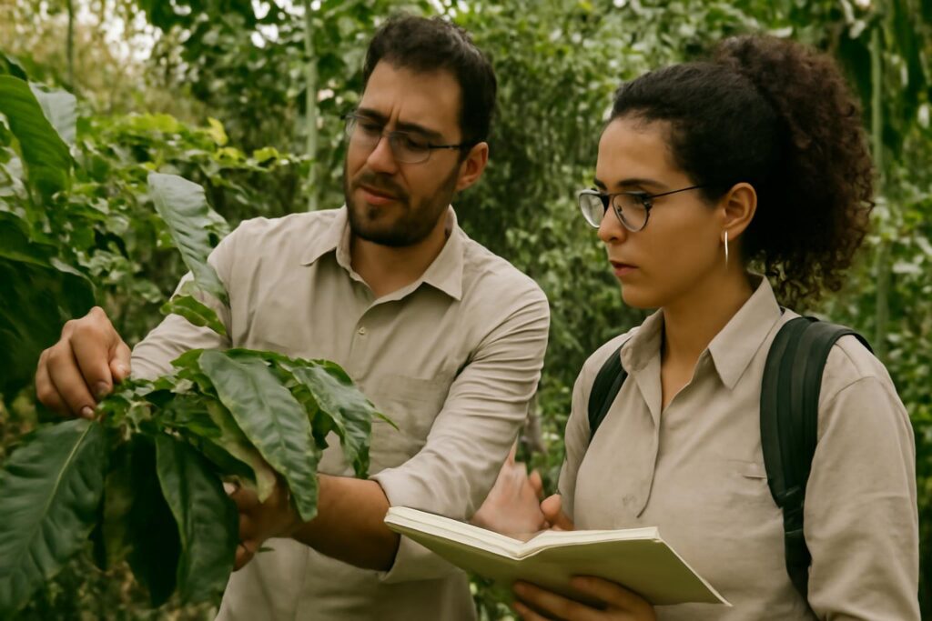 Ilustração sobre Espécie rara Coffea liberica ('beirão') é identificada em quintais agroflorestais no Pará