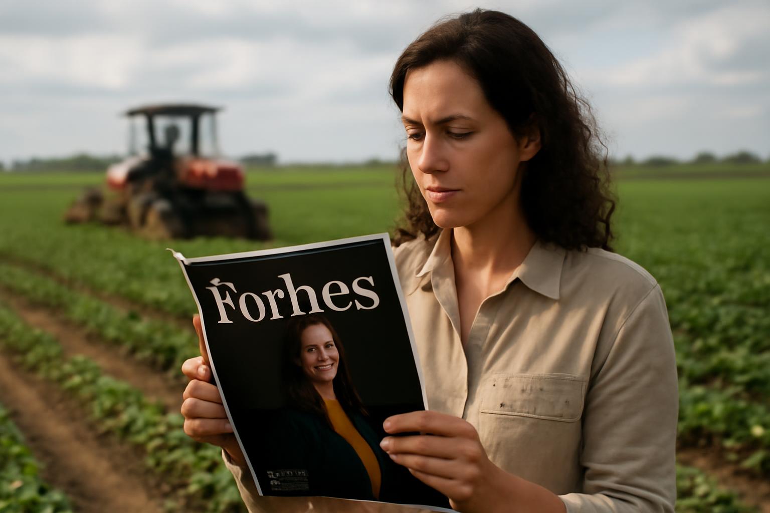 Ilustração sobre Forbes aponta 100 mulheres que influenciam decisões sobre tecnologia, crédito e gestão no agro