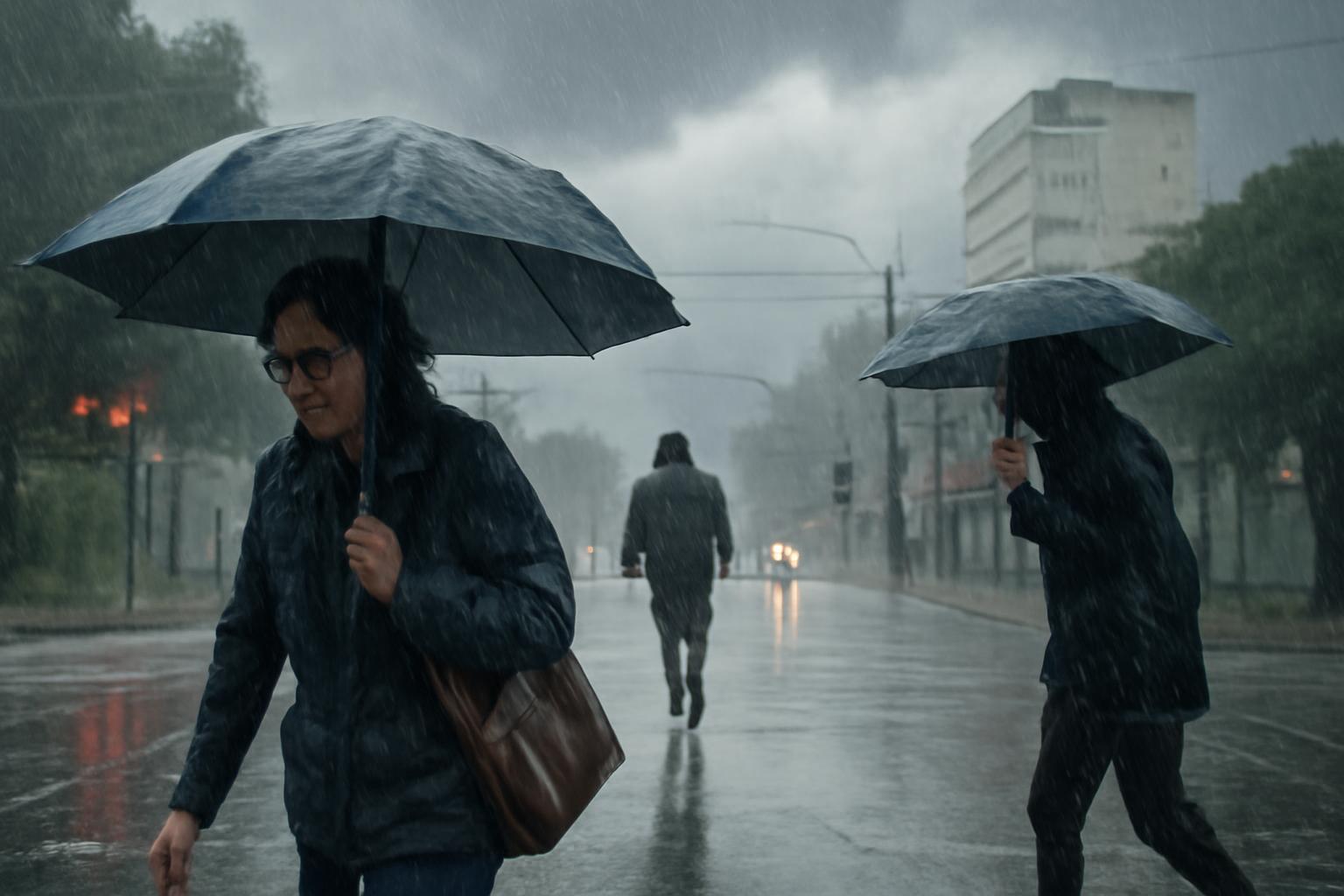 Ilustração sobre Tempestades retornam ao Sul e chuva avança para Centro-Oeste e Sudeste