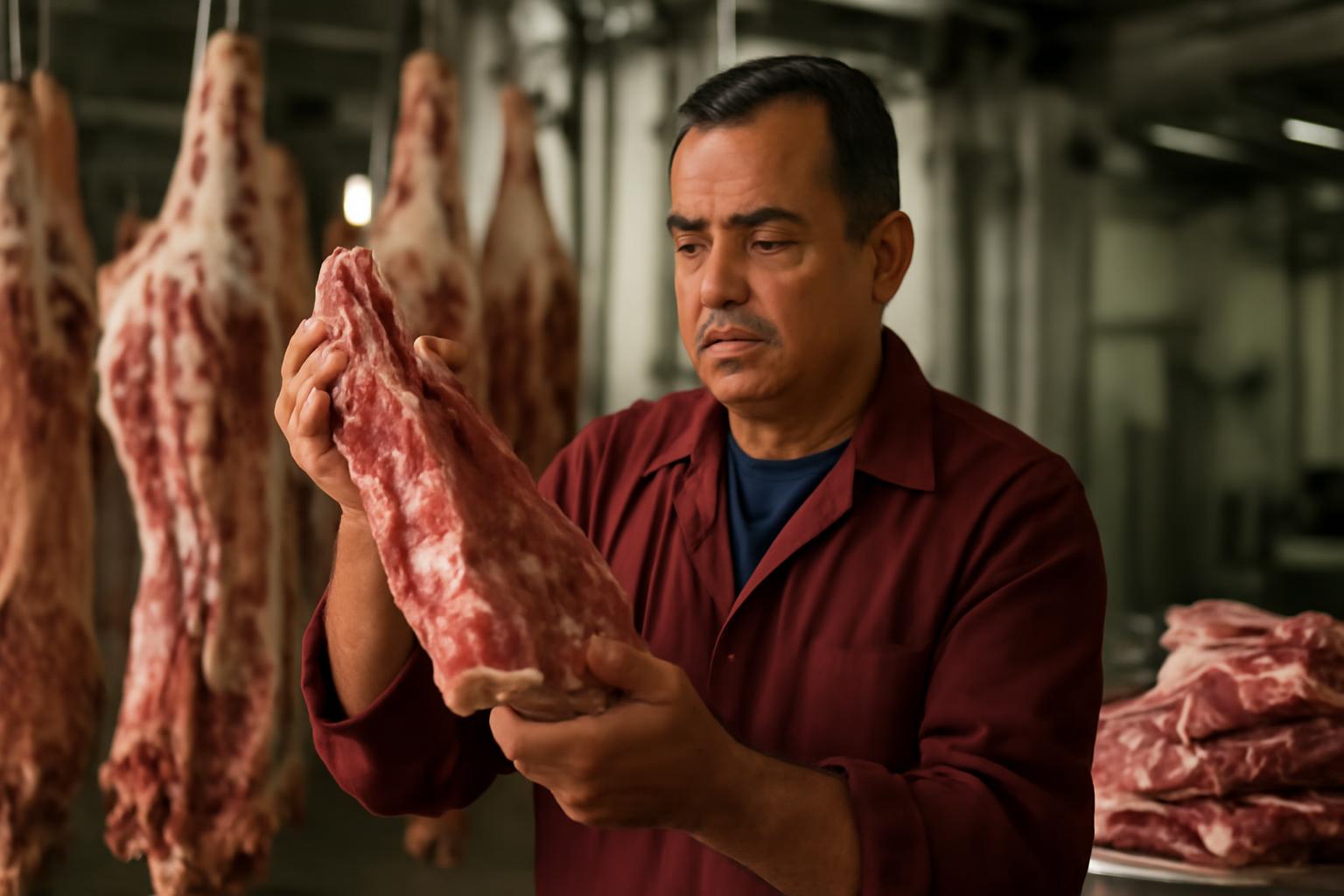 Ilustração sobre Argentina reduz participação da China nas exportações de carne e amplia vendas a EUA e Israel