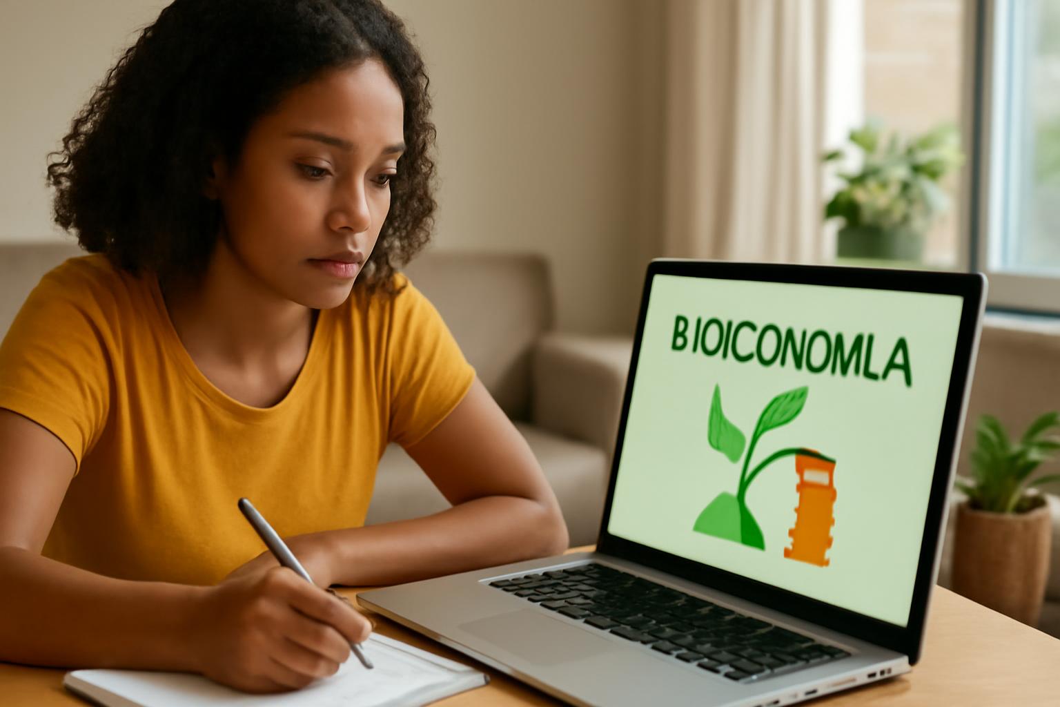 Ilustração sobre Embrapa oferece curso gratuito sobre bioeconomia com cinco módulos e certificado