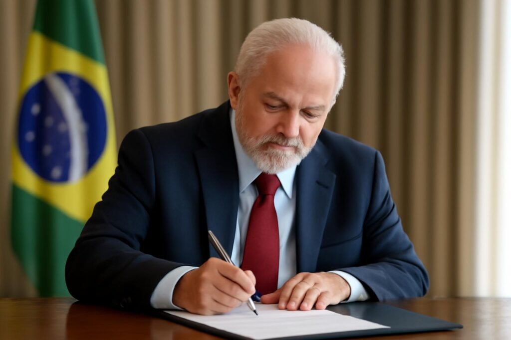 Ilustração sobre Lula edita MP que destina R$ 6,494 bilhões ao Plano Brasil Soberano