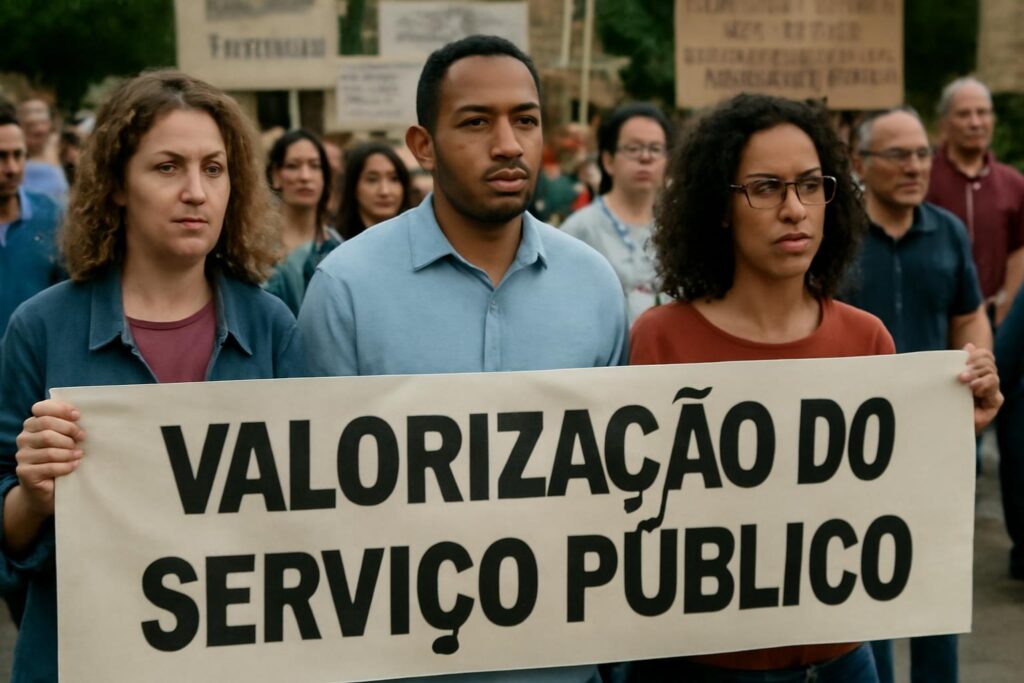 Ilustração sobre Entidades publicam manifesto pela valorização do serviço público