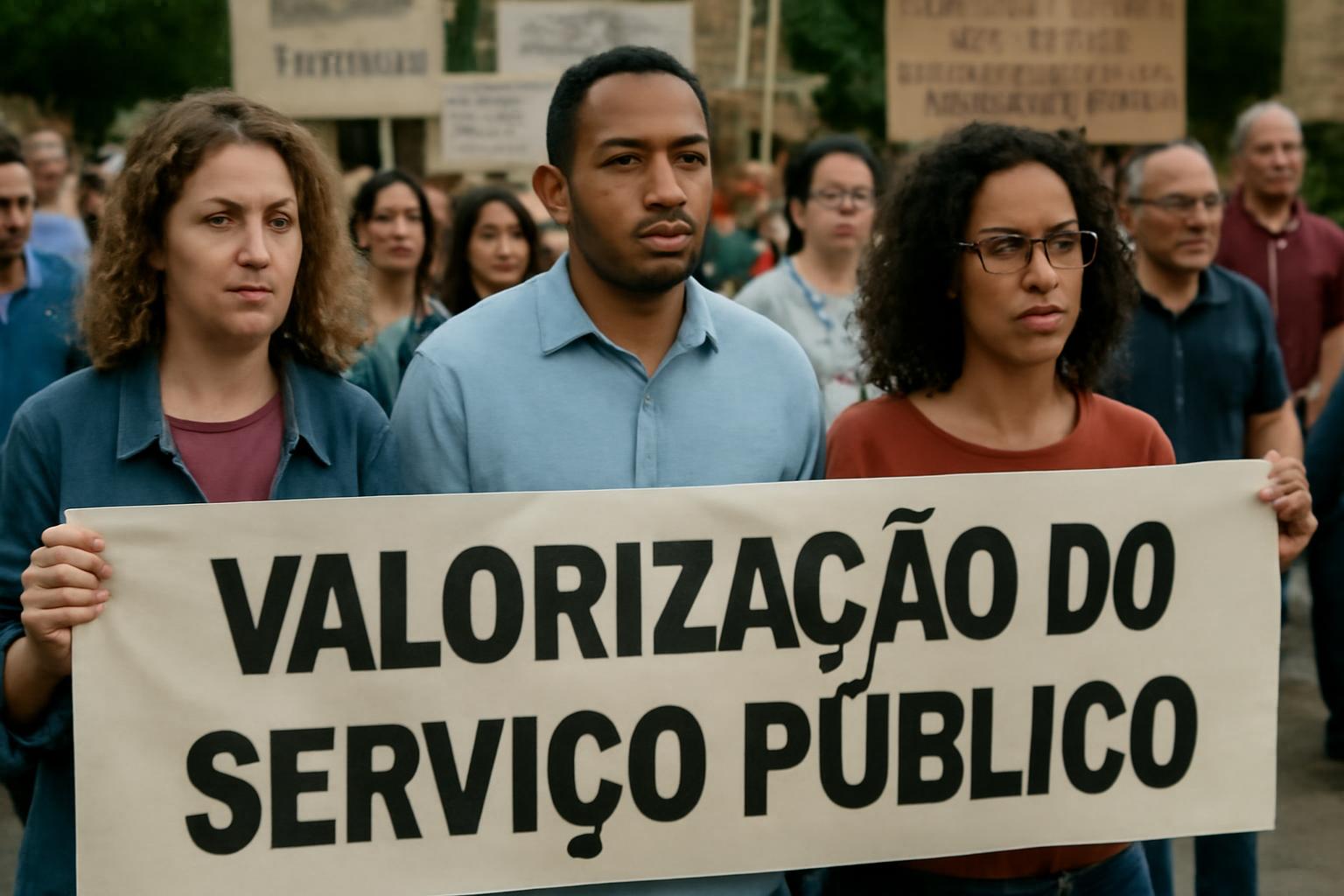 Ilustração sobre Entidades publicam manifesto pela valorização do serviço público