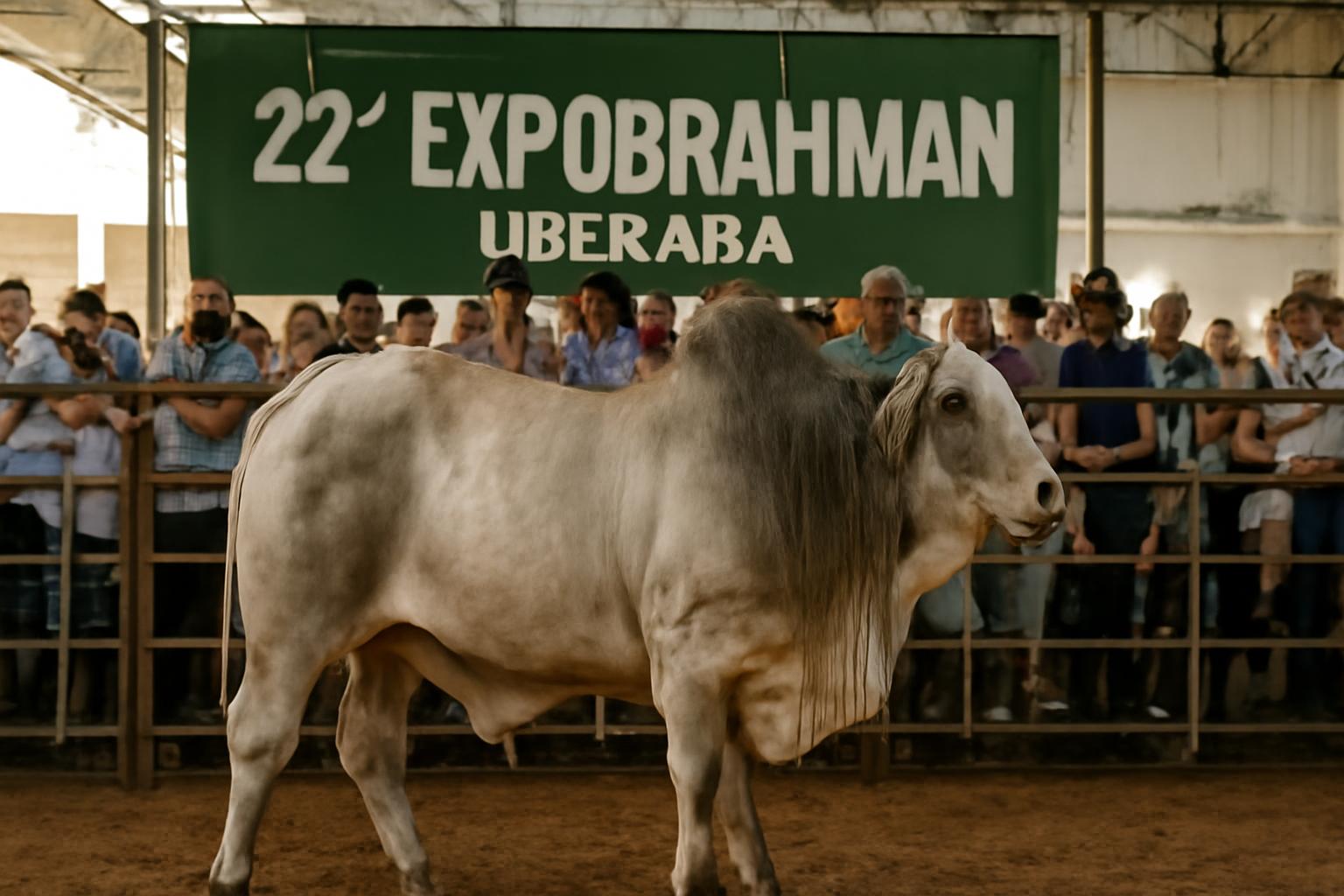 Ilustração sobre 22ª Expobrahman em Uberaba registra alta nos leilões e encerra o calendário da raça