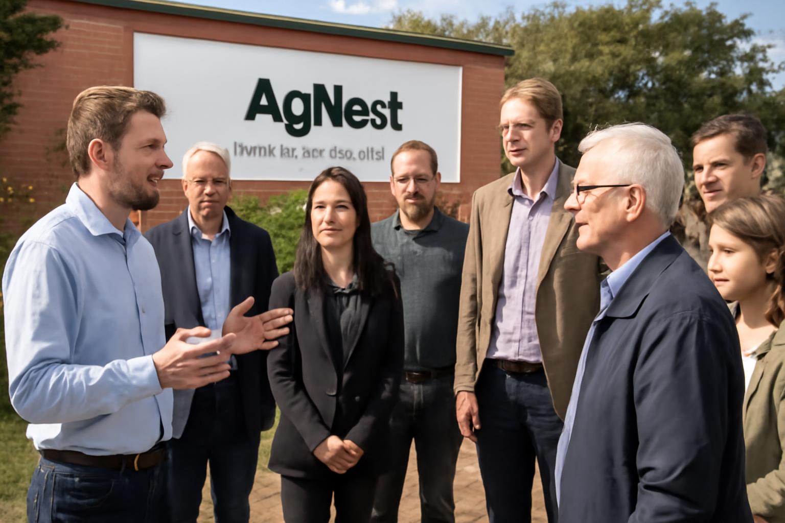 Ilustração sobre AgNest recebe oito empresas europeias para testes e parcerias em Jaguariúna