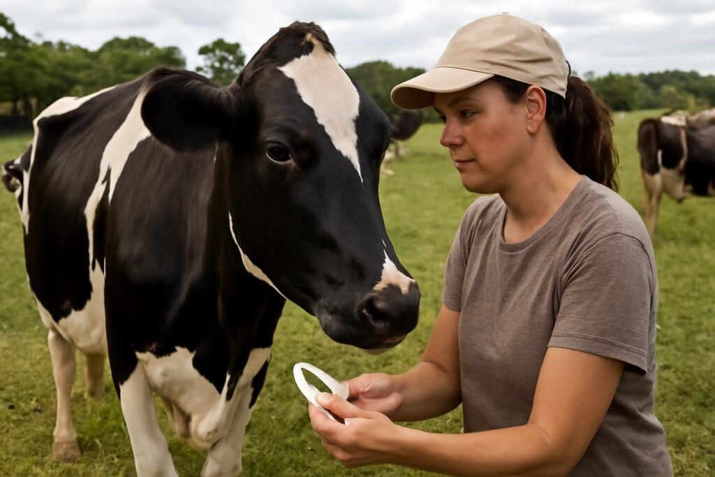 Ilustração sobre Teste identifica em 20 minutos vacas que produzem leite A2 na fazenda