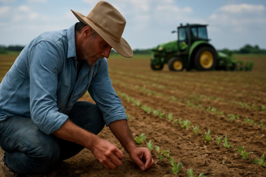 Ilustração sobre AgRural: plantio de soja alcança 40% da área projetada no país