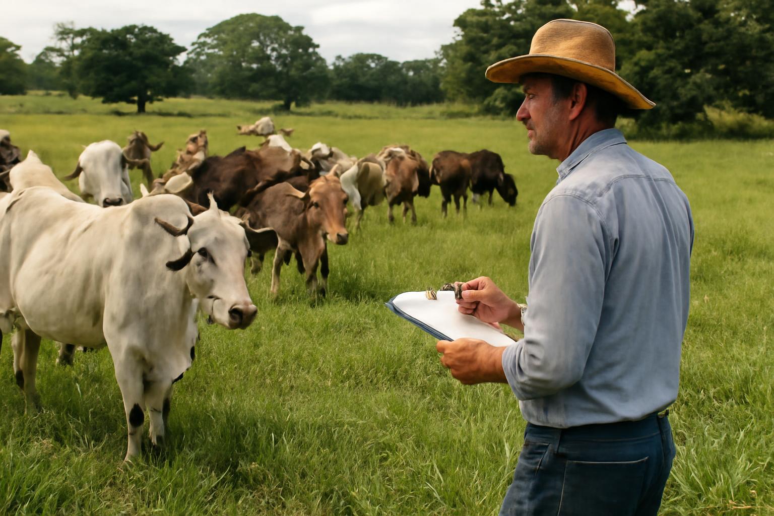 Ilustração sobre Aluguel de pasto: como calcular custo por quilo e margem na engorda do gado