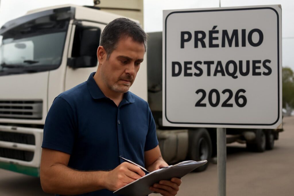 Ilustração sobre ANTT abre inscrições do Prêmio Destaques 2026 para reconhecer boas práticas no transporte terrestre