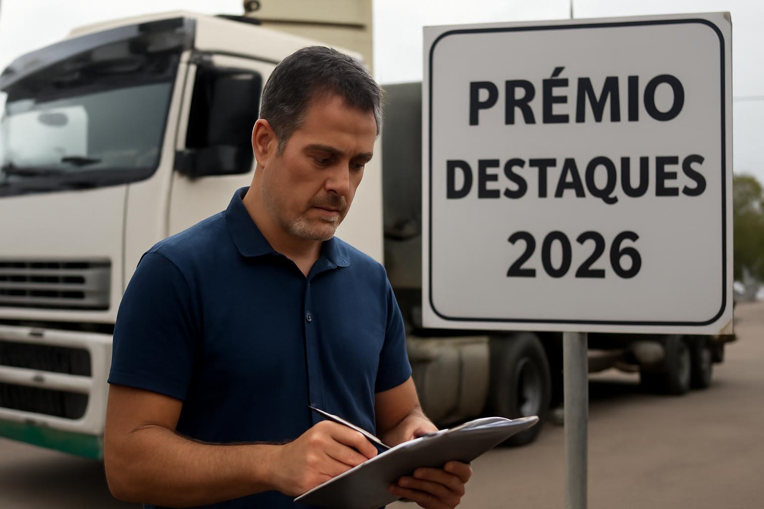Ilustração sobre ANTT abre inscrições do Prêmio Destaques 2026 para reconhecer boas práticas no transporte terrestre