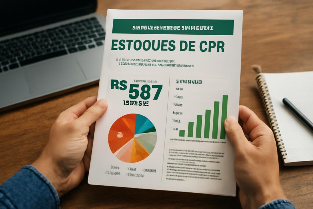 Ilustração sobre Boletim do Mapa: estoques de CPR totalizam R$ 597 bilhões em setembro