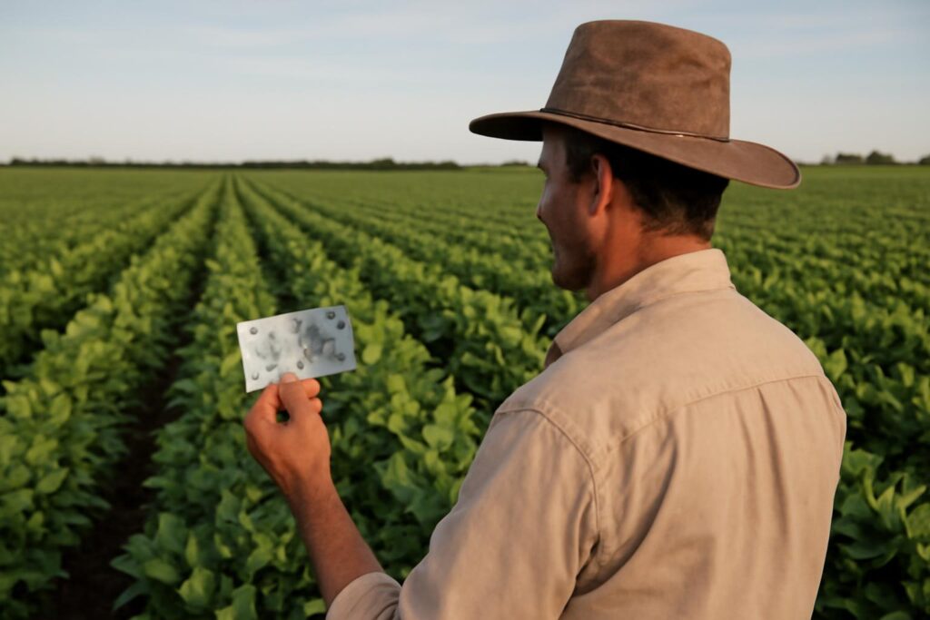 Ilustração sobre Contratações de crédito rural em MS caem 20% na safra 2025/26, diz Aprosoja