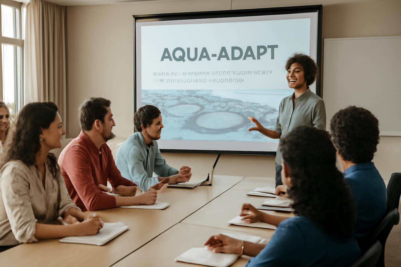 Ilustração sobre Oficina em Brasília aplicará Aqua-Adapt para adaptar a aquicultura às mudanças climáticas