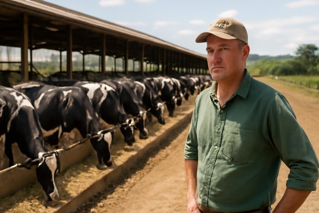 Ilustração sobre Fazenda Bela Vista mais que dobra produção e alcança 102 mil litros de leite por dia