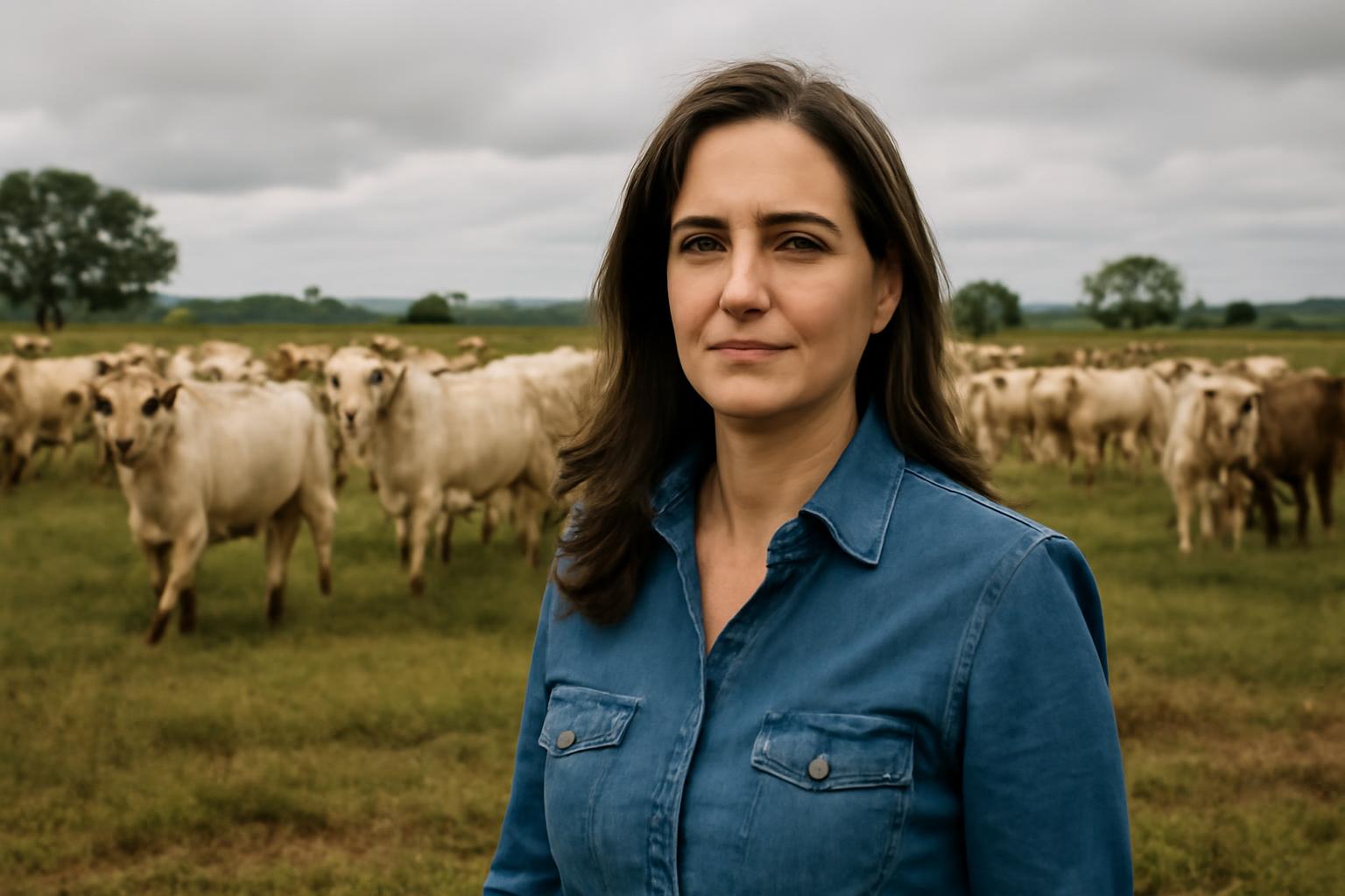 Ilustração sobre Chefe-geral da Embrapa Gado de Corte, Mariana de Aragão, integra lista Forbes das 100 Mulheres do Agro