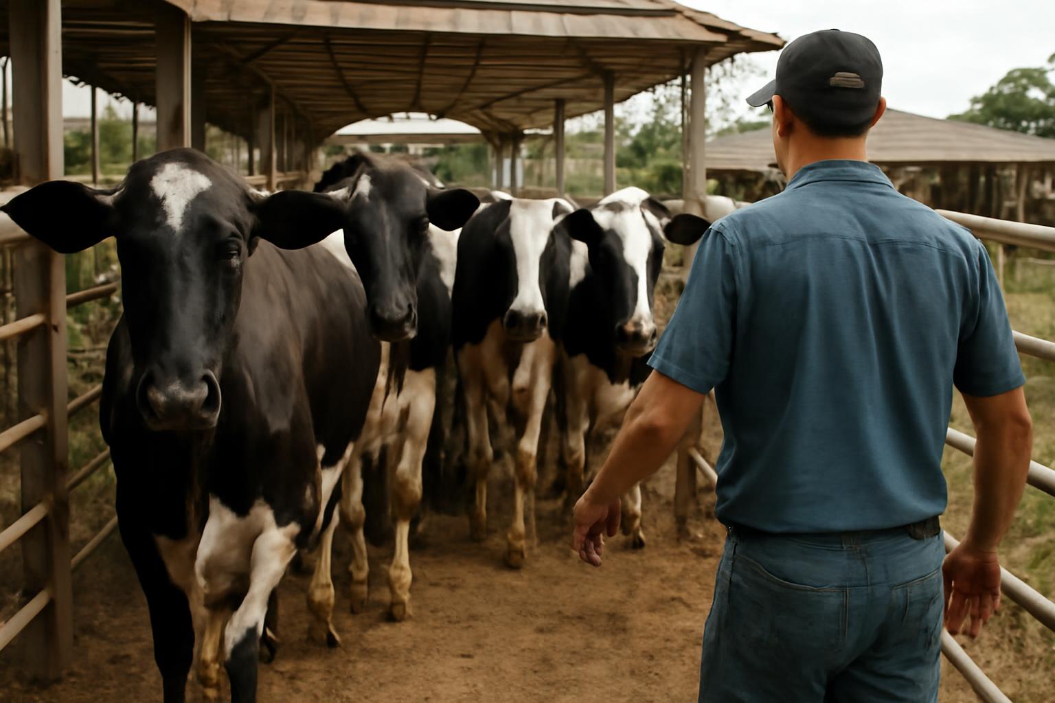 Ilustração sobre Instalações da fazenda devem acompanhar comportamento do gado Girolando